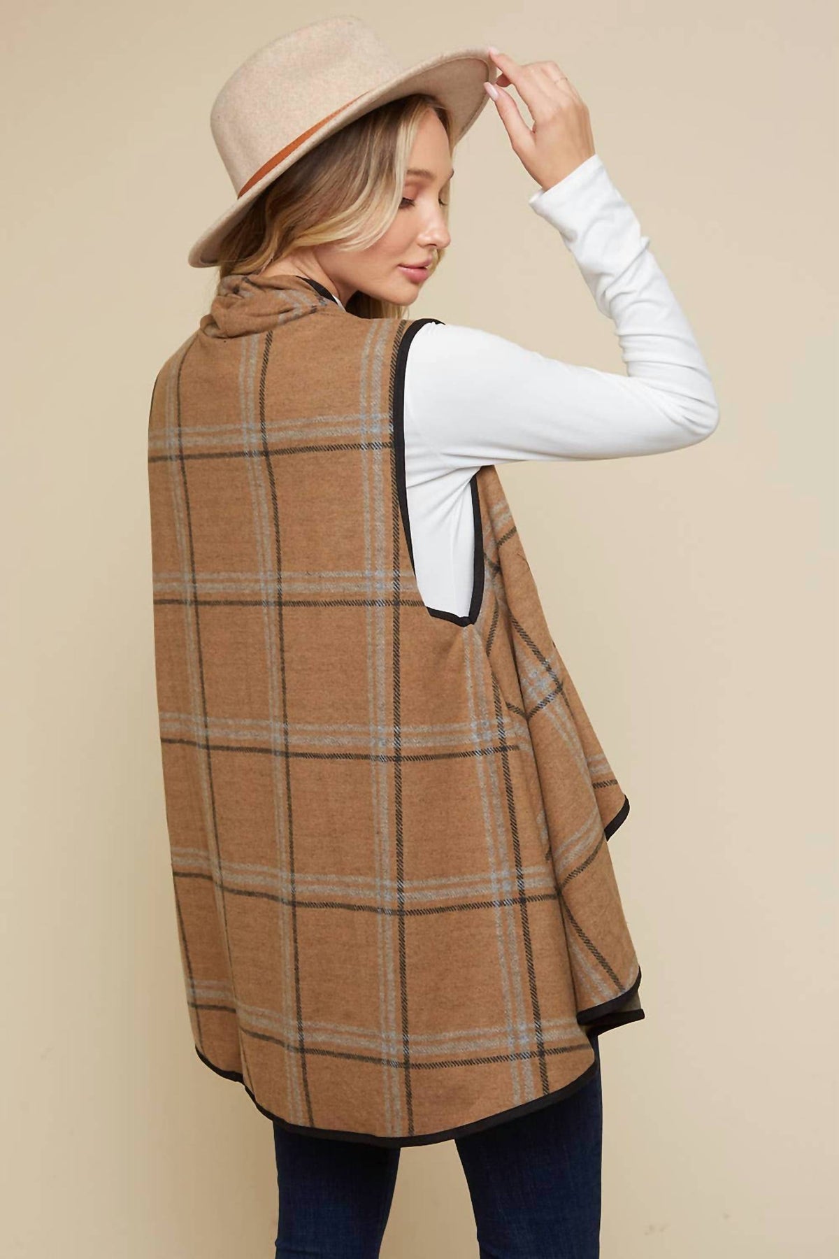 Saints & Hearts - Canyon Winds Plaid Cascade Vest