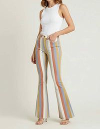 Saints & Hearts - Striped Denim Pants
