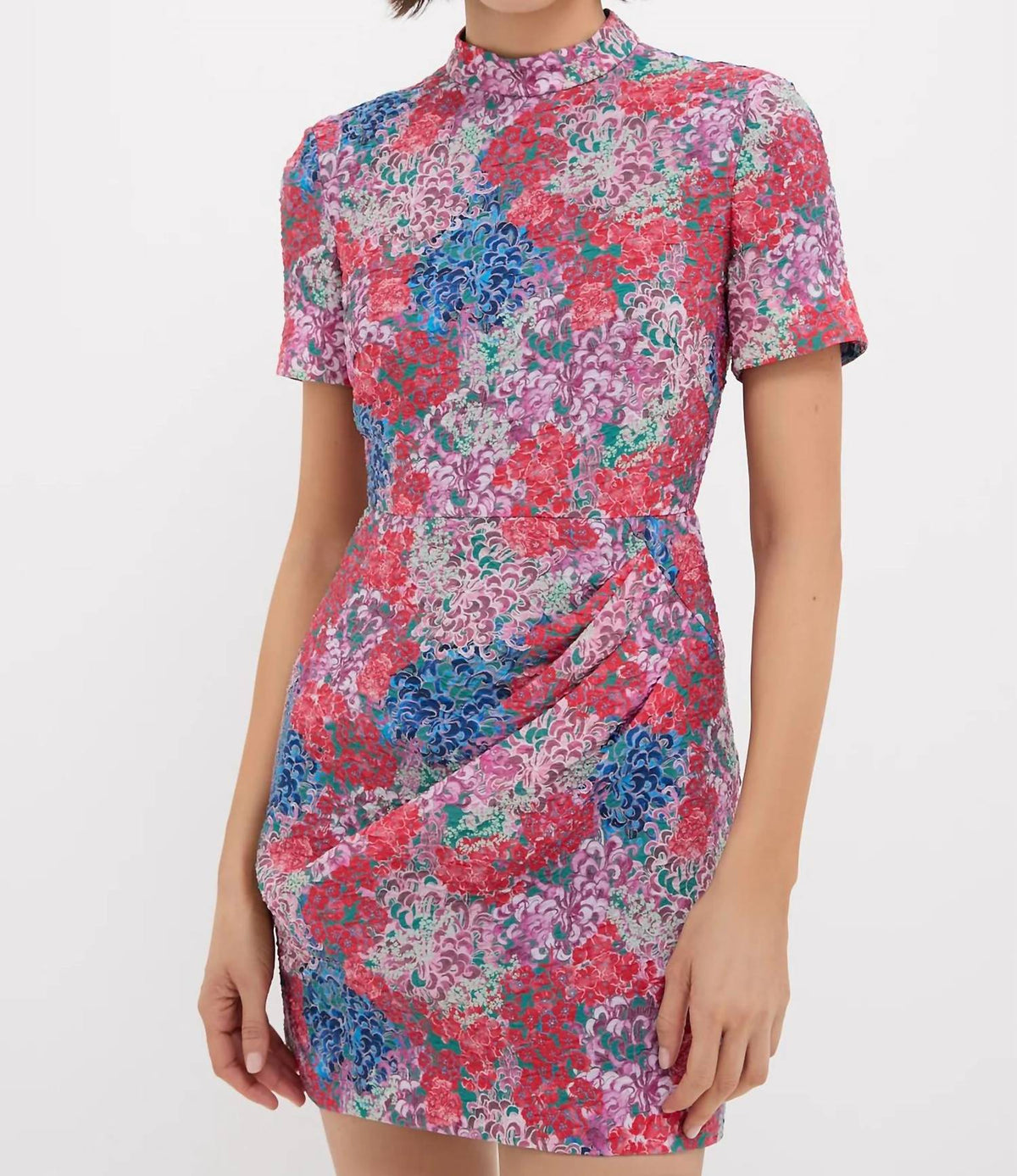 Saloni - Draped Mini Dress
