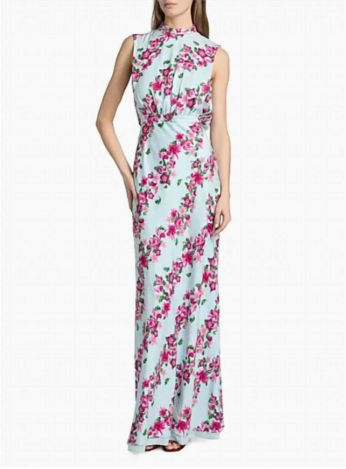 Saloni - Fleur Silk Blend Dress