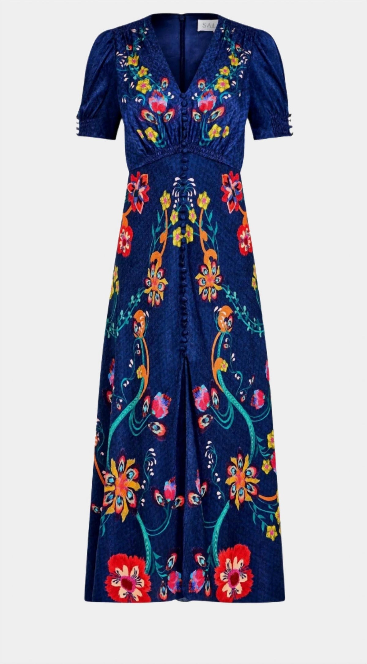 Saloni - LEA LONG DRESS