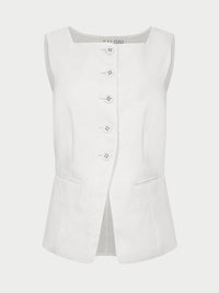 Saloni - Zuzu Square Neck Waistcoat - blazers - clothing - jackets