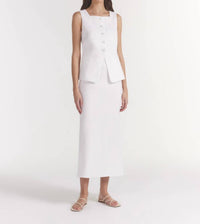 Saloni - Zuzu Square Neck Waistcoat - blazers - clothing - jackets