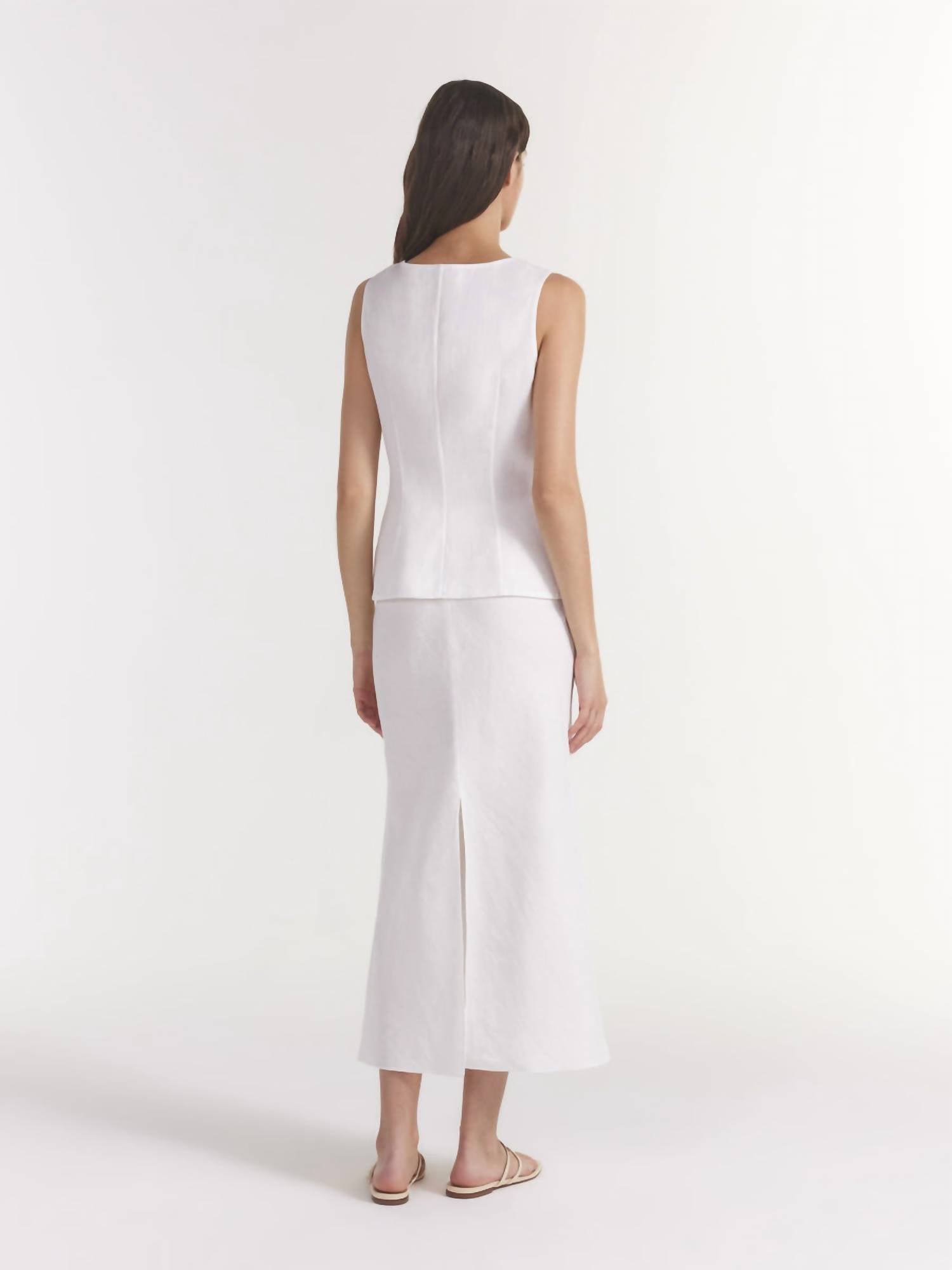 Saloni - Zuzu Square Neck Waistcoat - blazers - clothing - jackets