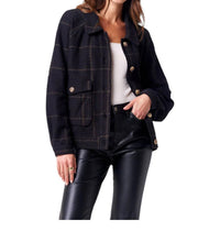 Saltwater Luxe - Asher Tweed Windowpane Jacket