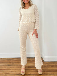 Saltwater Luxe - Georgie Pant - beige - clothing - cotton - blend