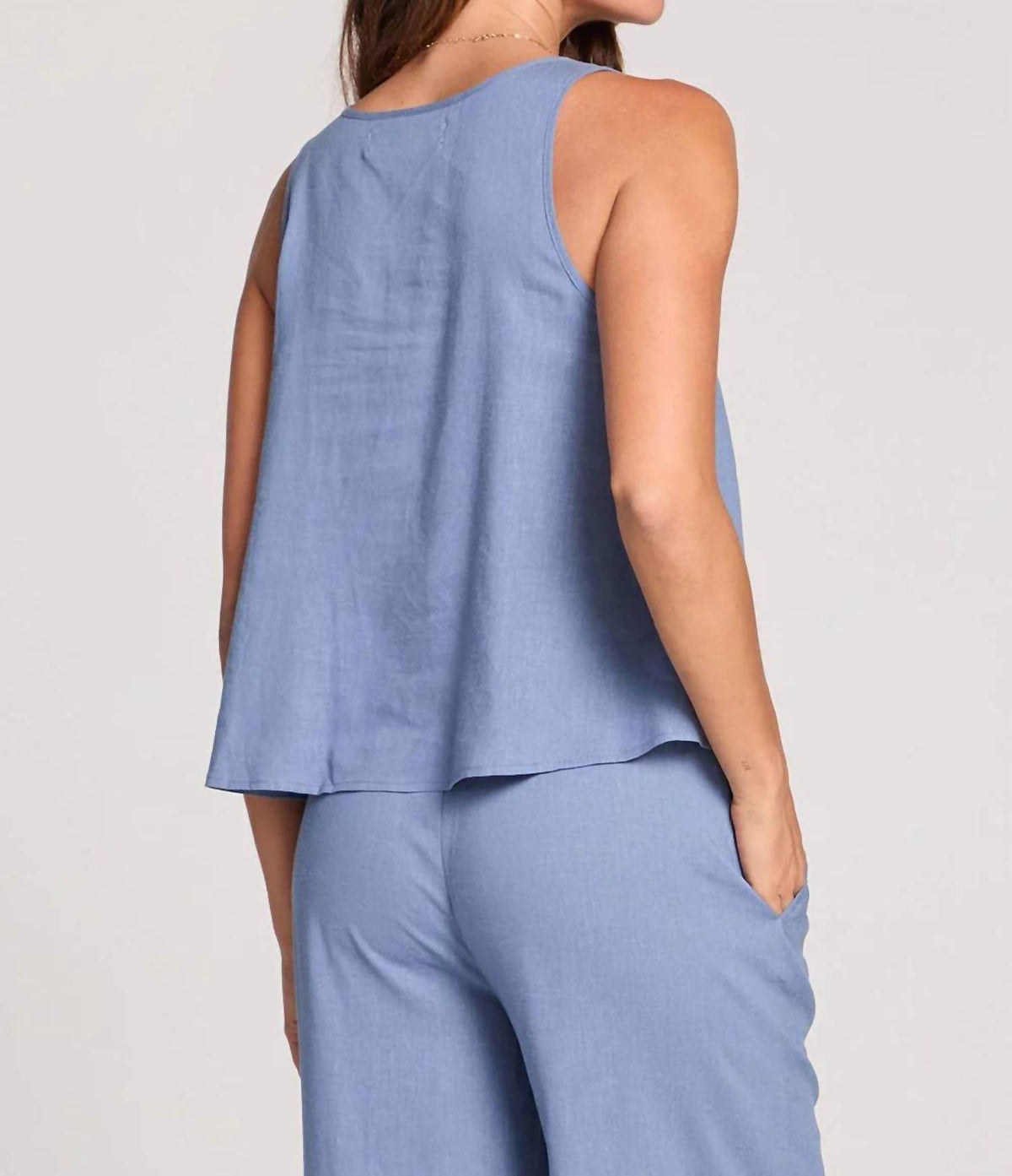 Saltwater Luxe - Woven Tank And Pant Set