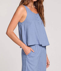 Saltwater Luxe - Woven Tank And Pant Set