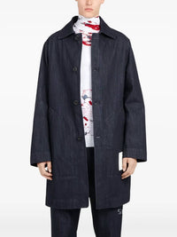 Salvatore Ferragamo - Denim Buttoned Coat