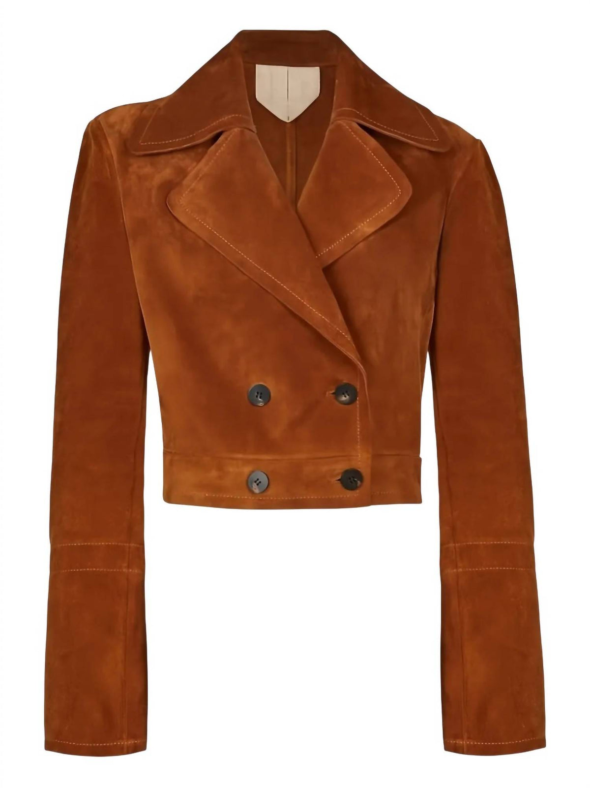 Salvatore Ferragamo - Double-breasted Cropped Jacket
