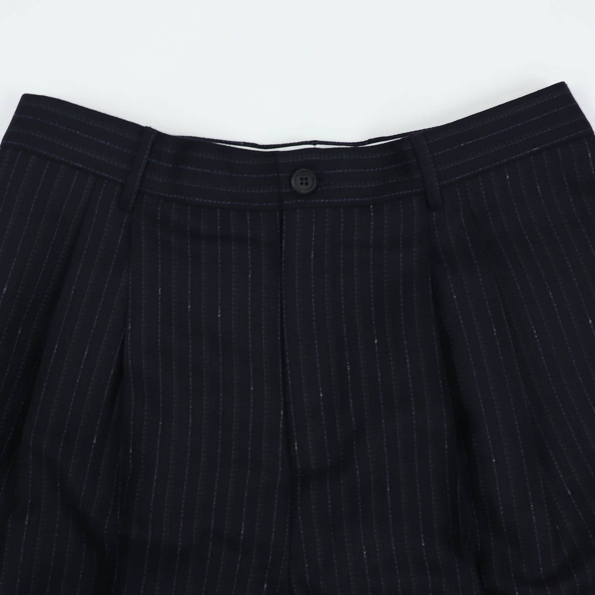 Salvatore Ferragamo - Men's Striped Wool Shorts