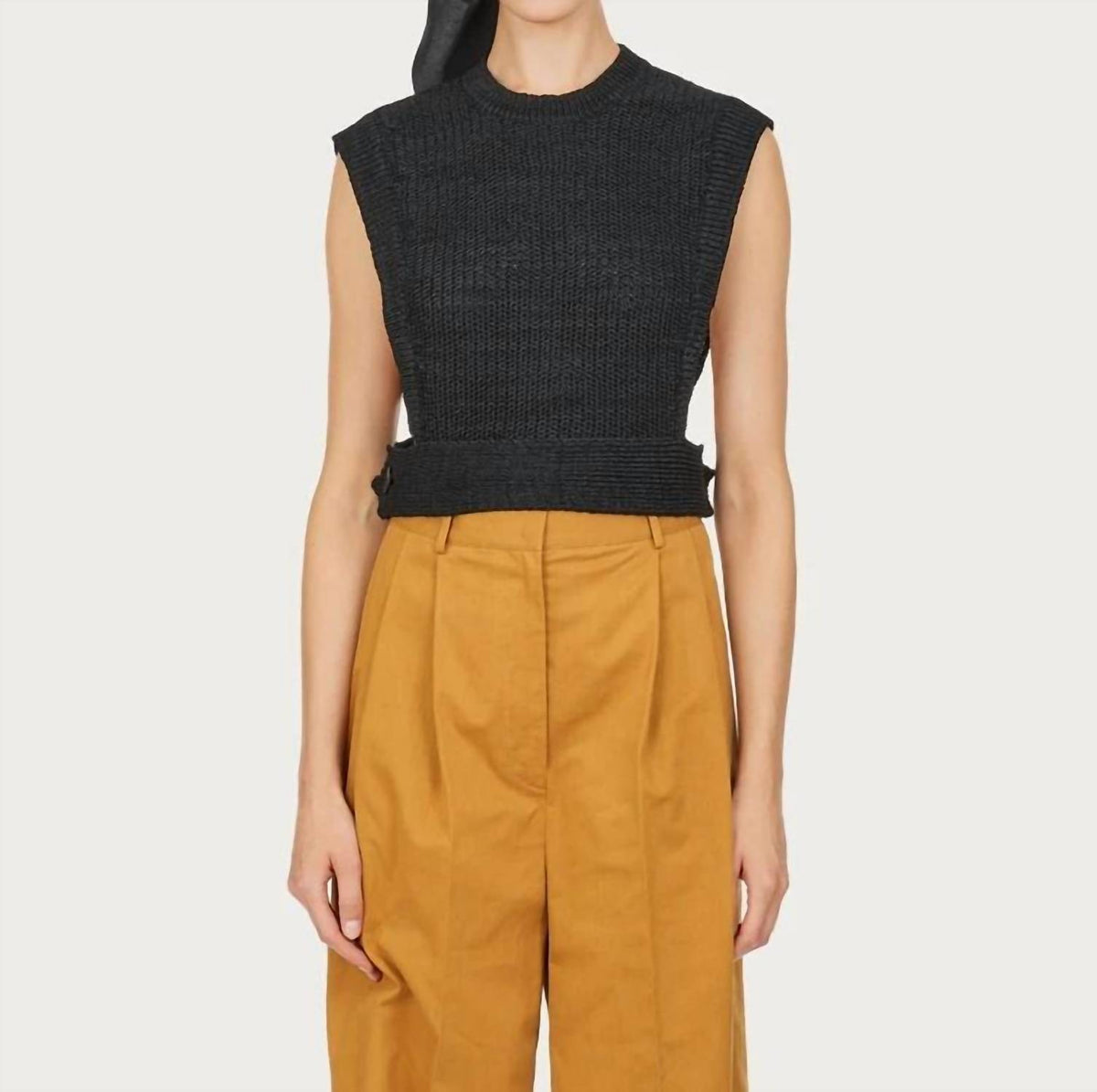 Salvatore Ferragamo - Micro Stitch Knitted Top