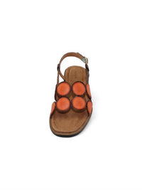 Salvia - Women's Maja Sandal - leather - orange - sandals