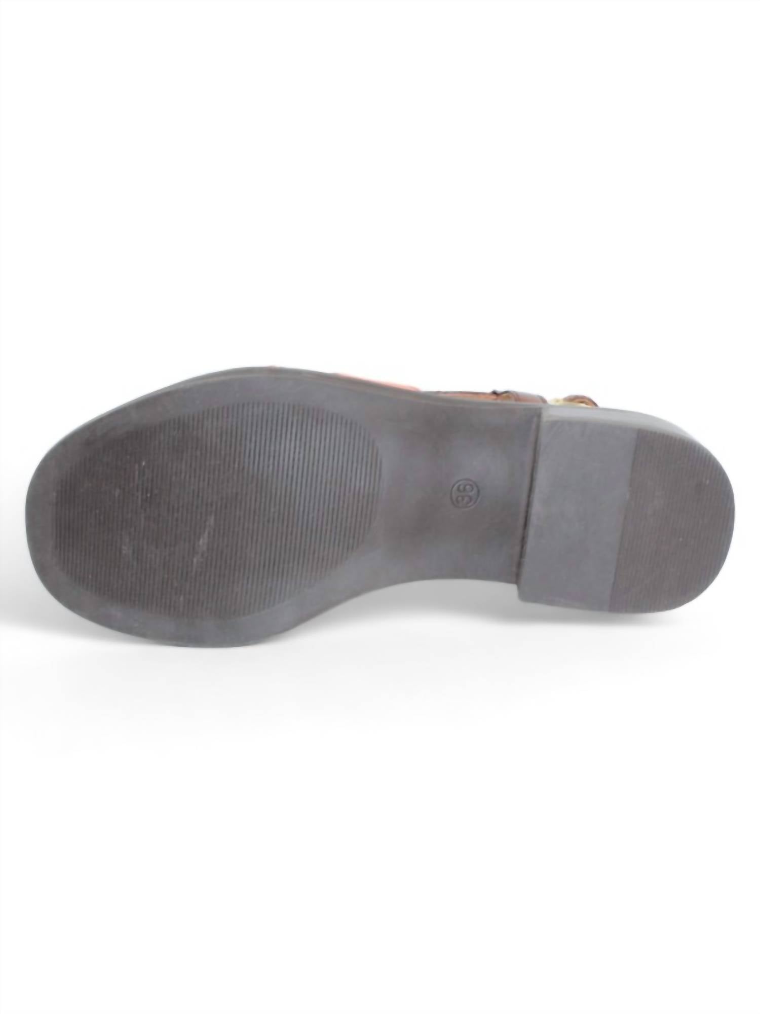 Salvia - Women's Maja Sandal - leather - orange - sandals