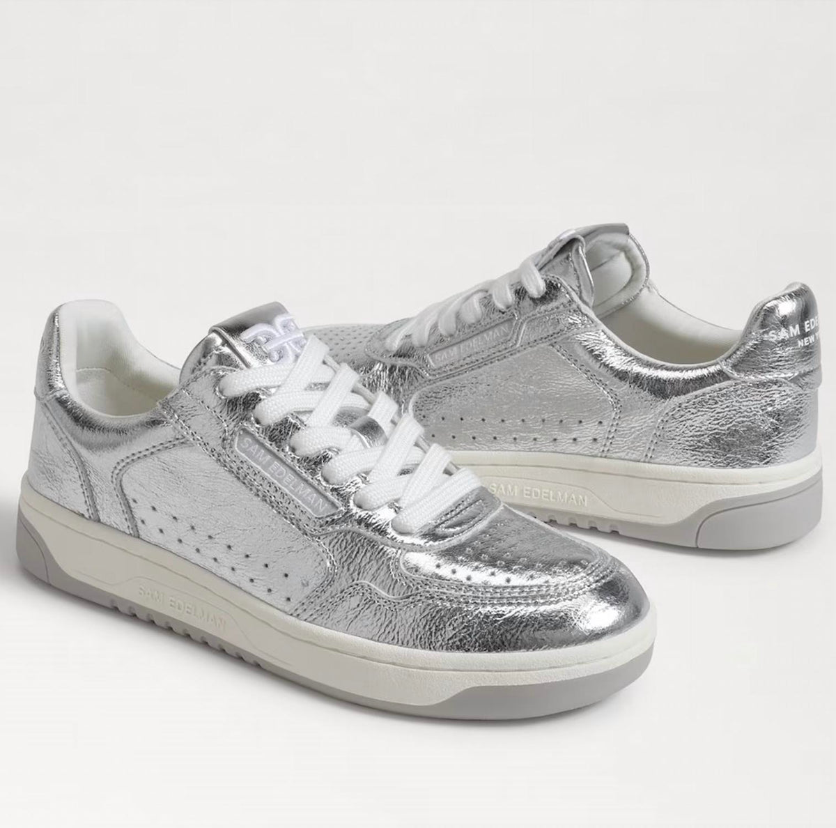 Sam Edelman - Women's Harper Shearling Lace Up Flat Fashion Low Top Sneakers