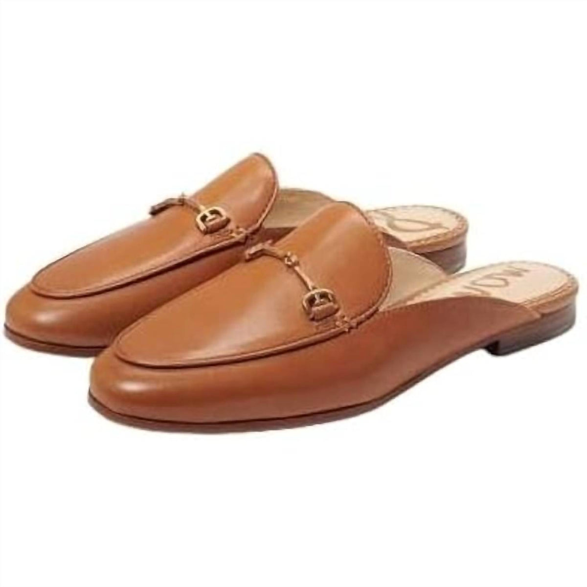 Sam Edelman - Women's Linnie Chain Embellished Slip On Almond Toe Flat Mule