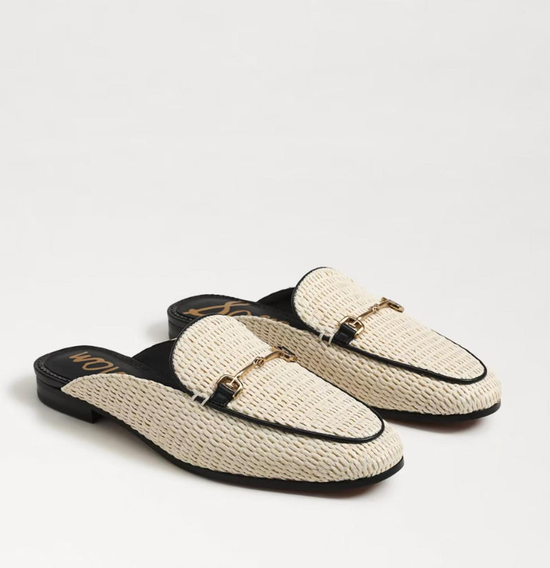 Sam Edelman - Women's Linnie Linen Raffia Mules