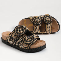 Sam Edelman - Women's Reina Rounded Open Toe Slip On Espadrilles Flat Sandals