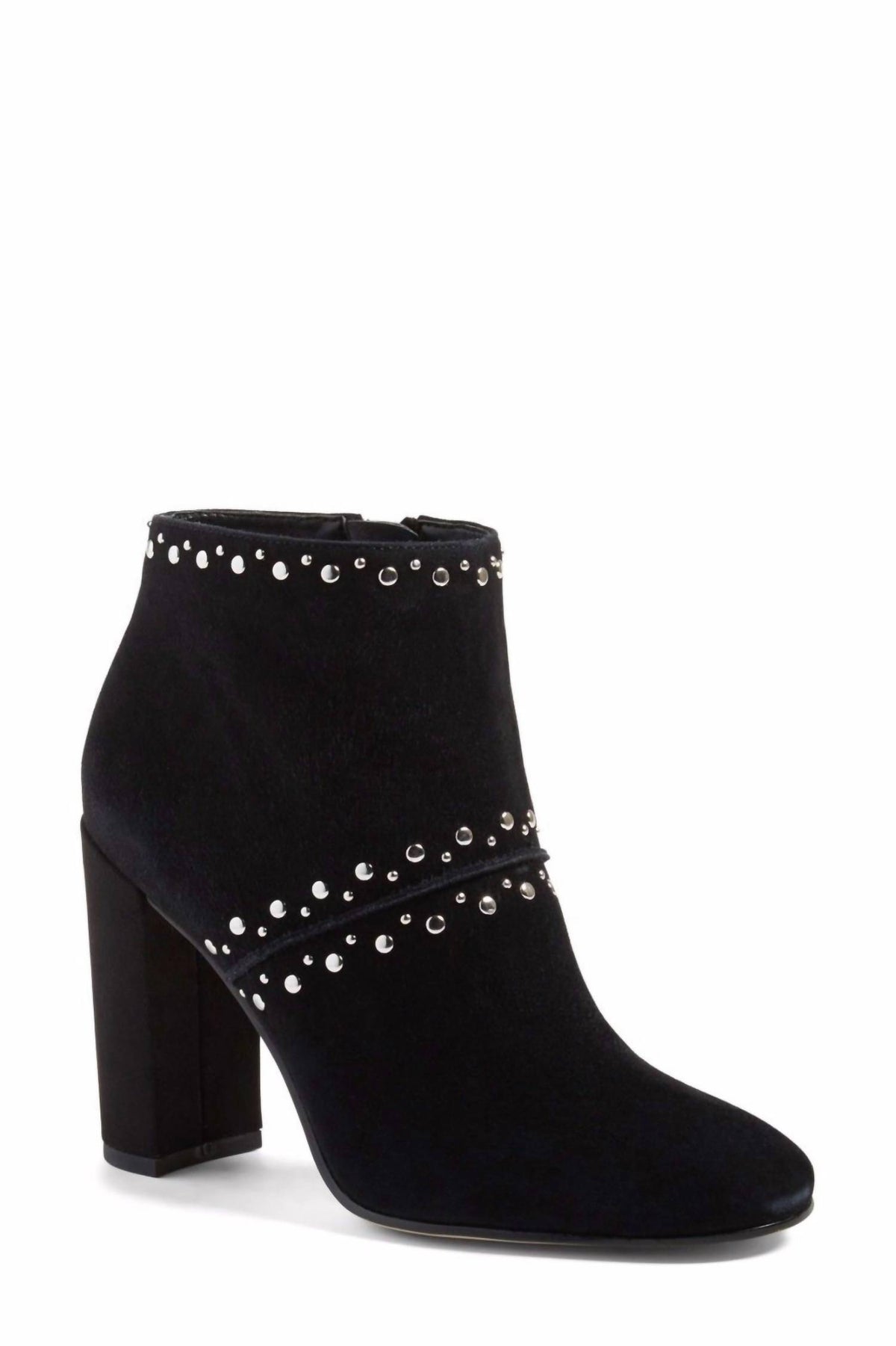 Sam Edelman - Women's Studded Suede Leather Ankle Boots
