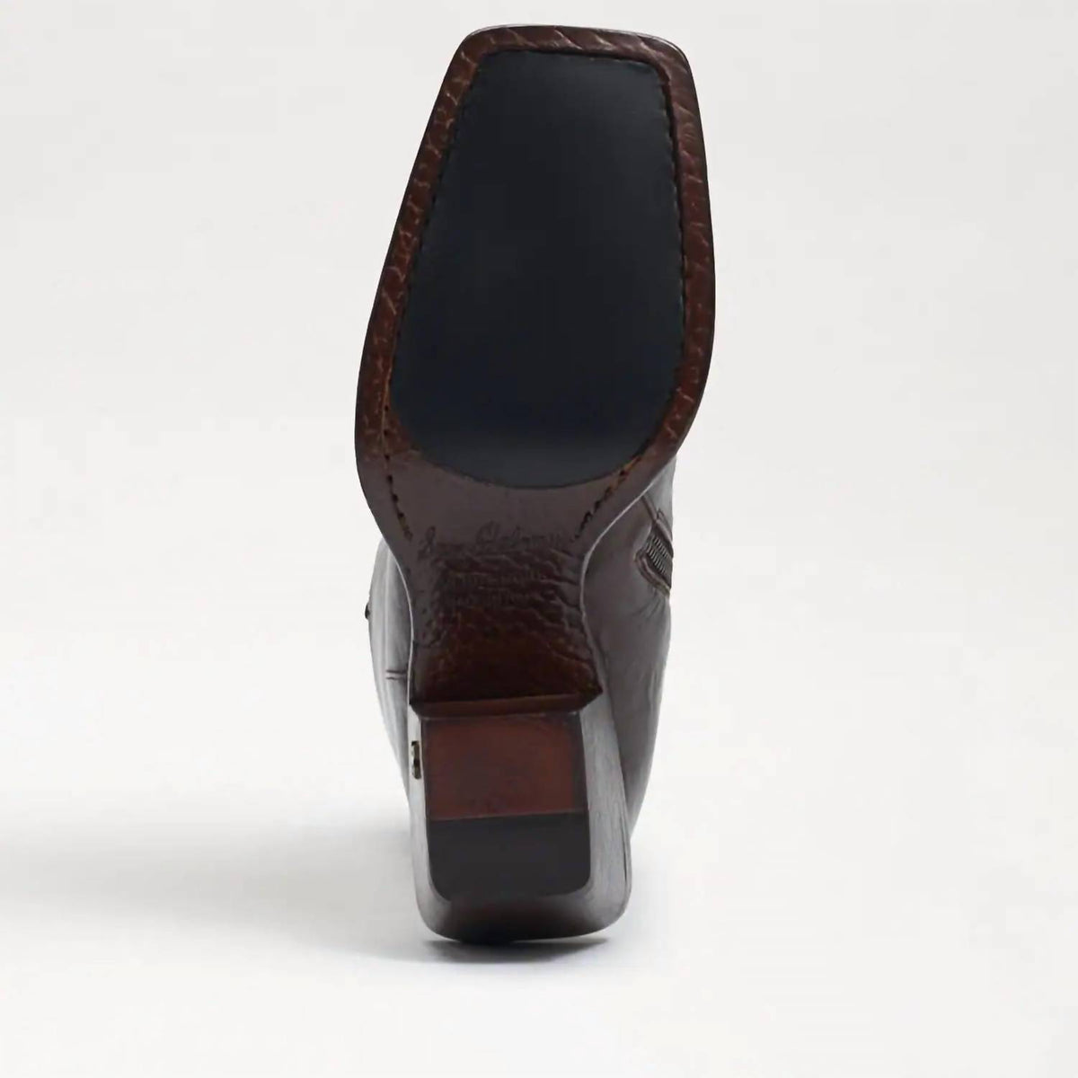 Sam Edelman - Women's Tamea Square Toe Stacked Heel Western Boot