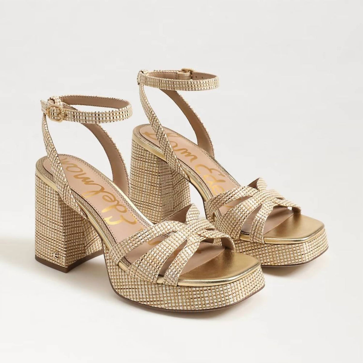Sam Edelman - Women's Reese Platform Heel Sandal - beige - heels - shoes