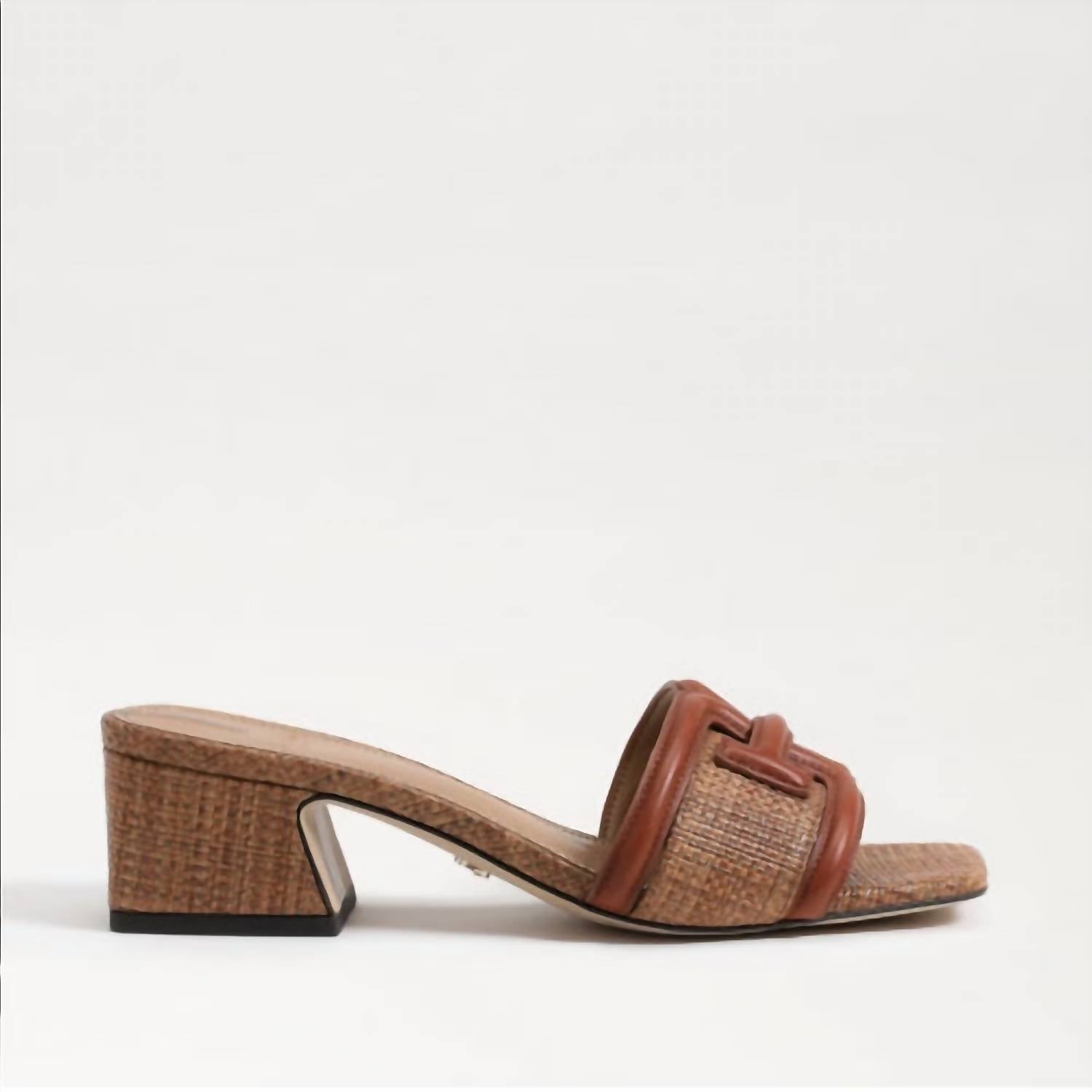 Sam Edelman - Women's Waylon Slide Sandal - brown - leather - sandals