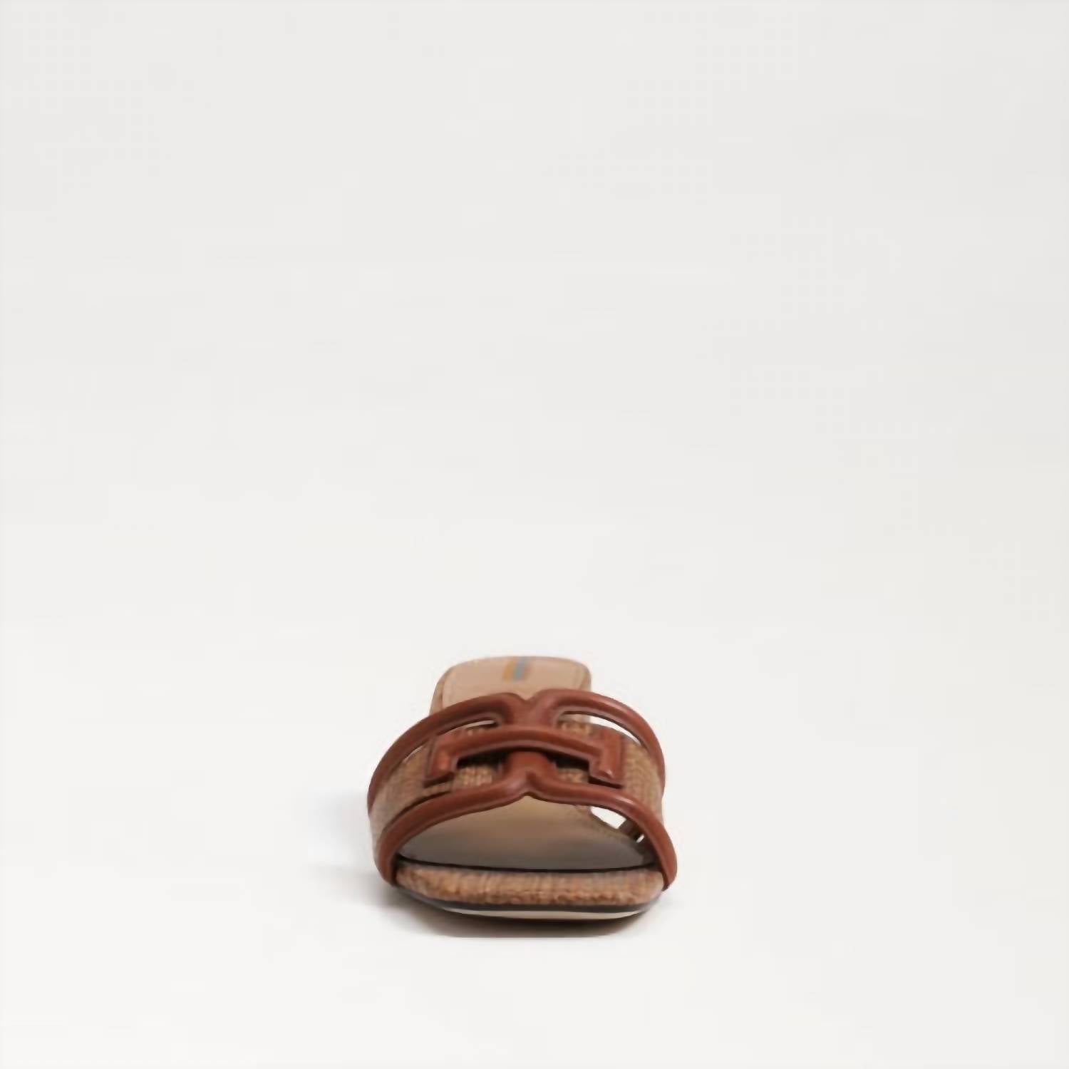 Sam Edelman - Women's Waylon Slide Sandal - brown - leather - sandals