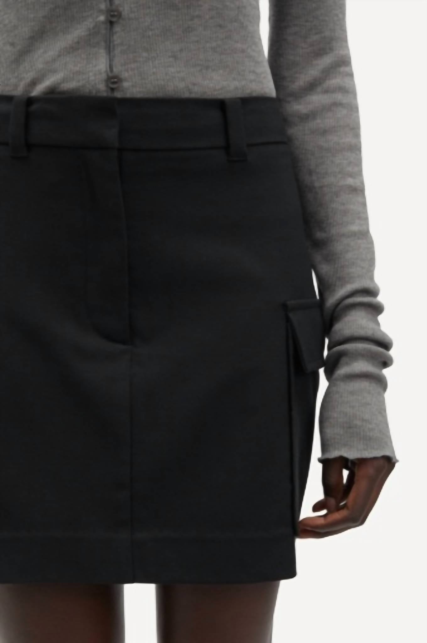 Samsoe - SAMAJ SKIRT - black - clothing - mini