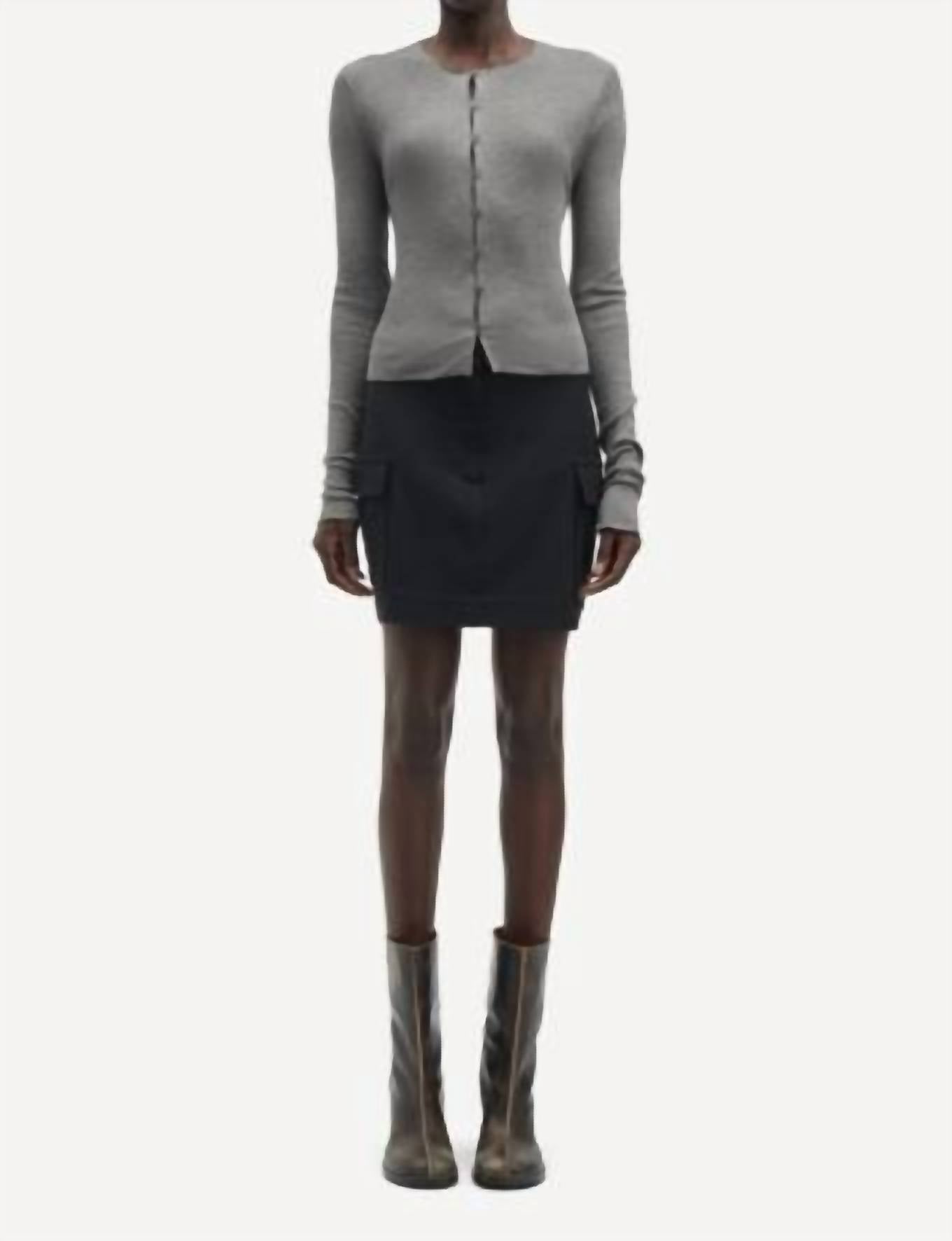 Samsoe - SAMAJ SKIRT - black - clothing - mini