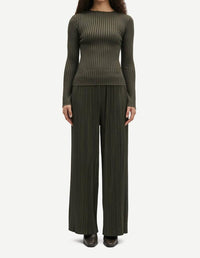 Samsoe - Uma Relaxed Fitting Wide Leg Trousers