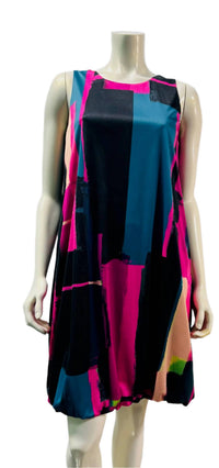 Samuel Dong - Women's Print Bubble Pockets Dress