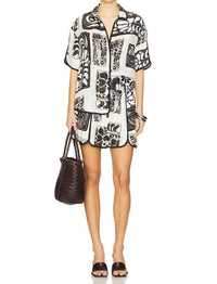 Sancia - Eymara Pull On Shorts - clothing - high - waist - patterned