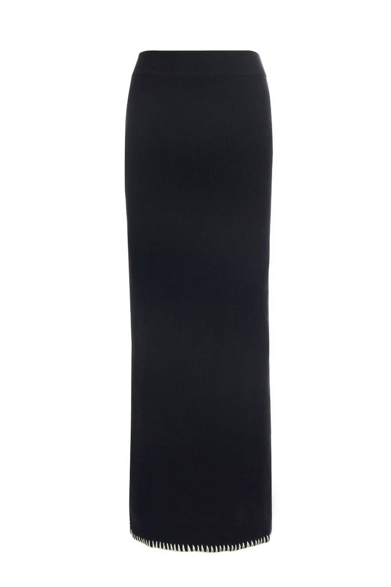 Sancia - Maya Maxi Skirt - black - clothing - cotton - blend