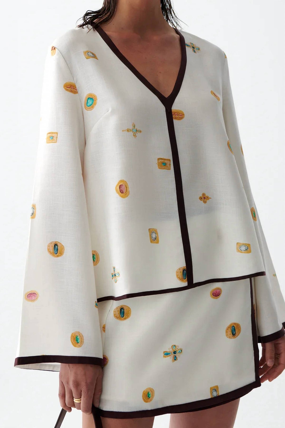 Sancia - Melrose Long Sleeve V-neck Top