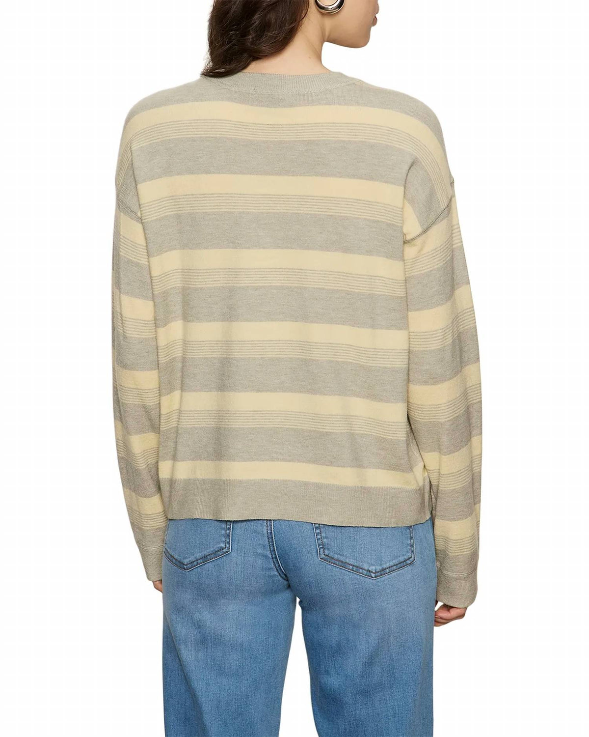 Sanctuary - 24/7 Striped Popover Sweater