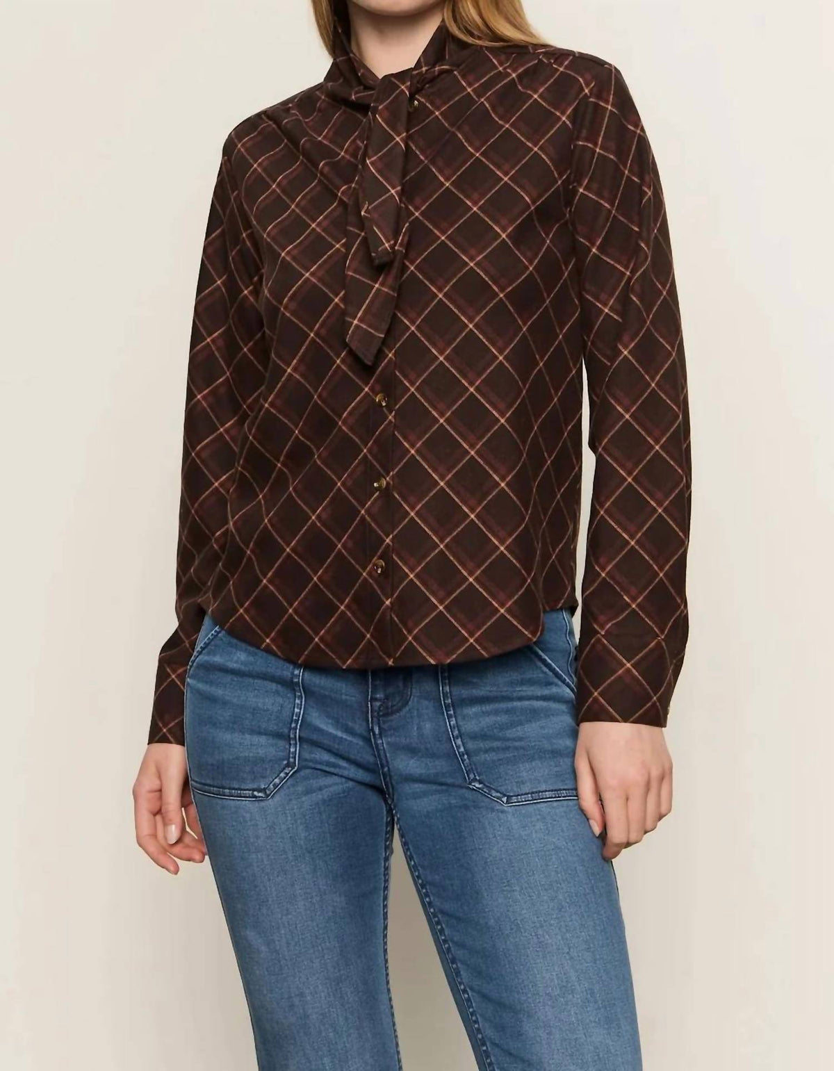 Sanctuary - Autumn Collared Blouse