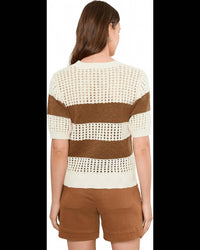 Sanctuary - Beachside Openwork Short Sleeve Tee