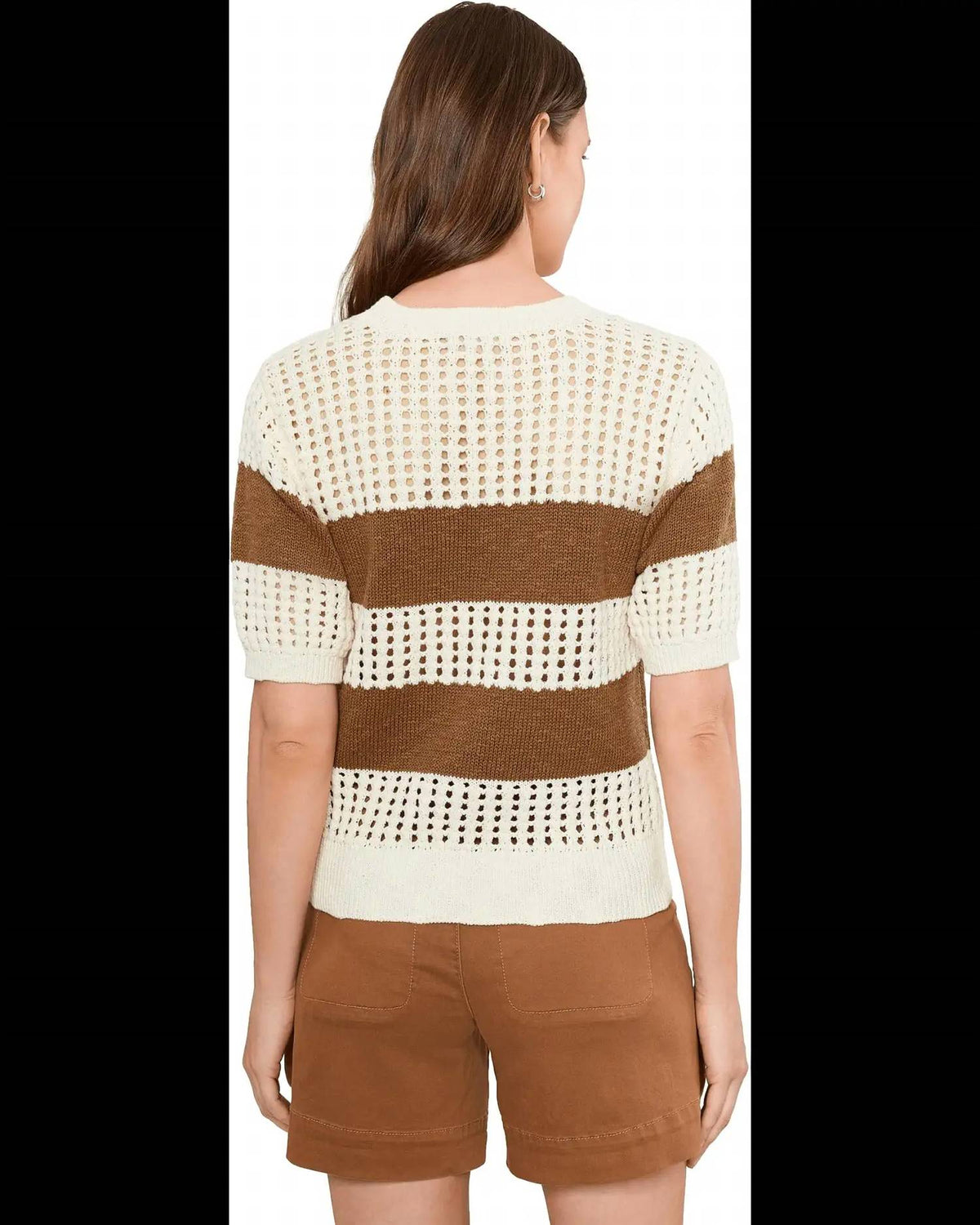 Sanctuary - Beachside Openwork Short Sleeve Tee