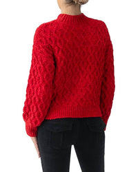 Sanctuary - Cable Mock Neck Sweater