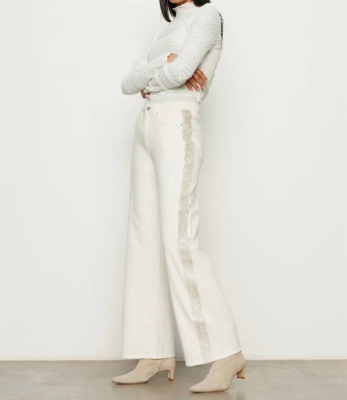 Sanctuary - Cadence Shimmer Stipe Pant