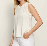 Sanctuary - Easy Pointelle Shell Top