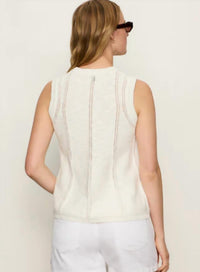 Sanctuary - Easy Pointelle Shell Top