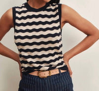 Sanctuary - Everyday Chevron Knit Shell Top