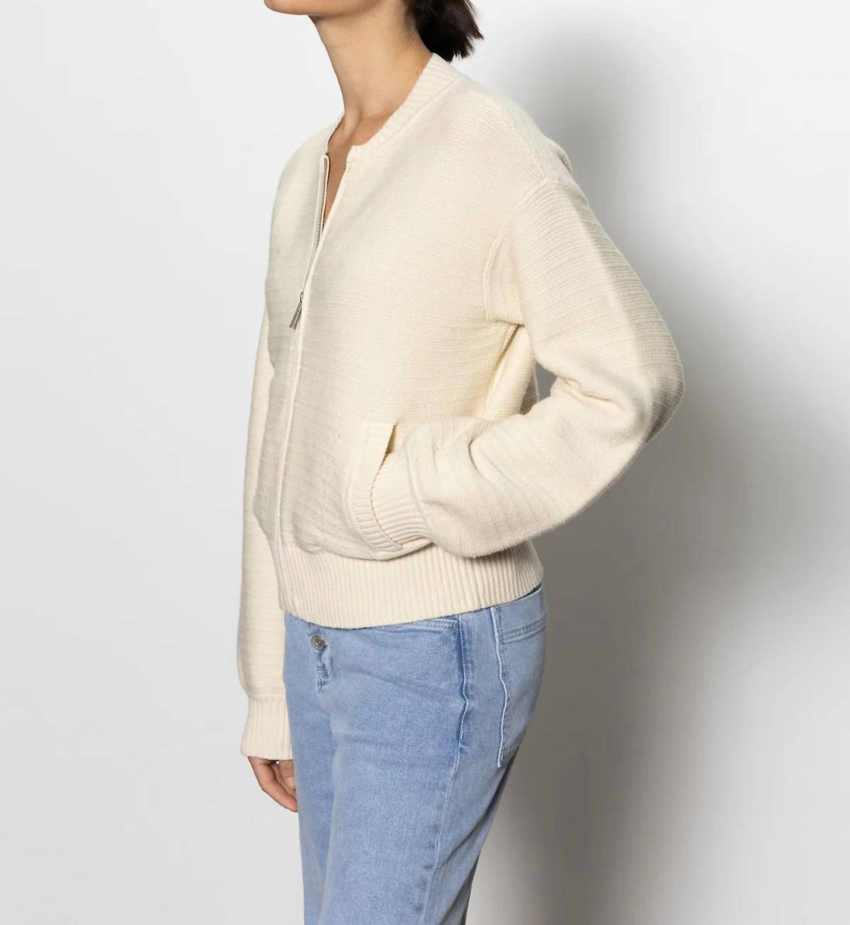 Sanctuary - Knitted Bomber Jacket