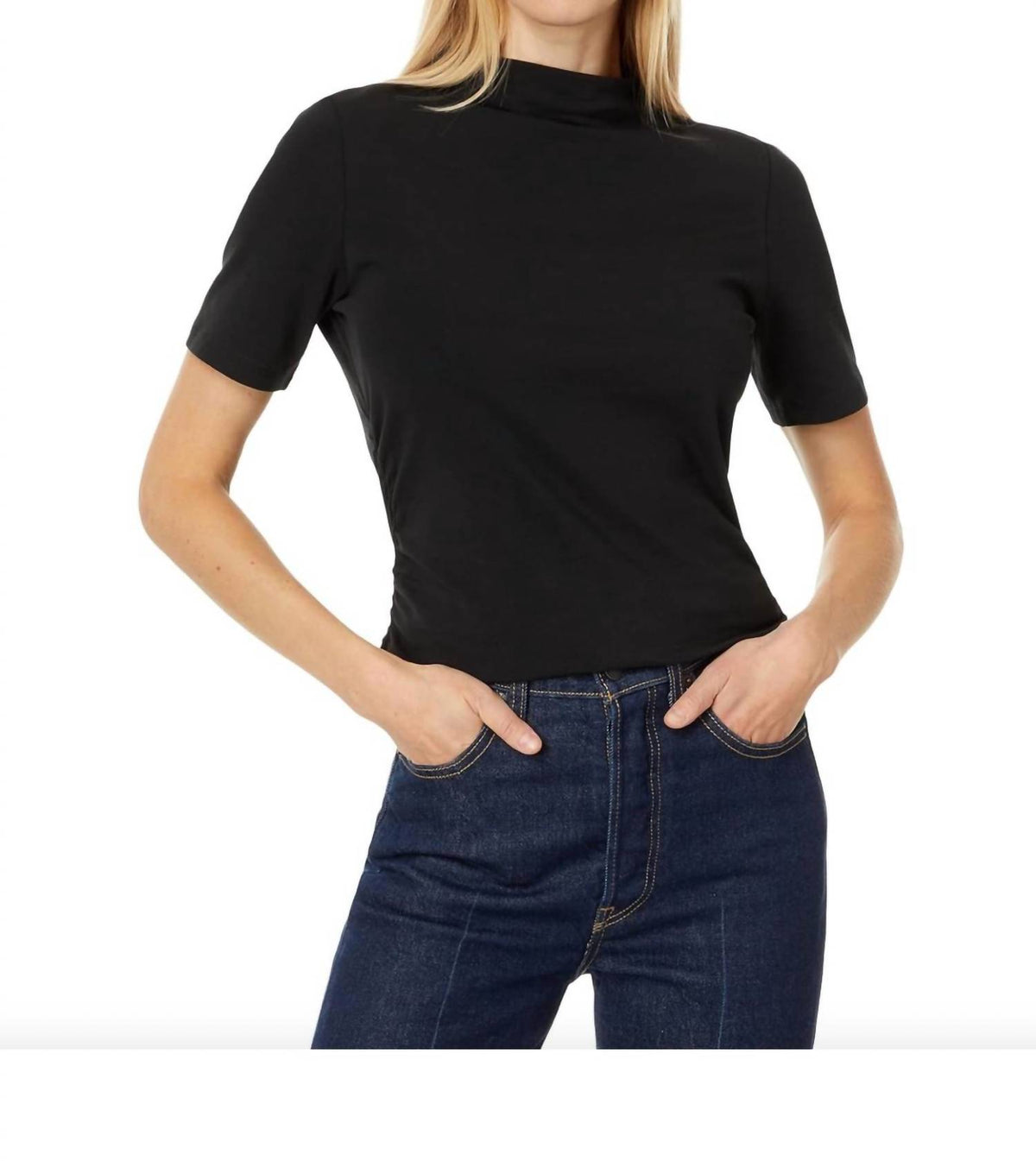 Sanctuary - Less Is More Mock Neckline Tee