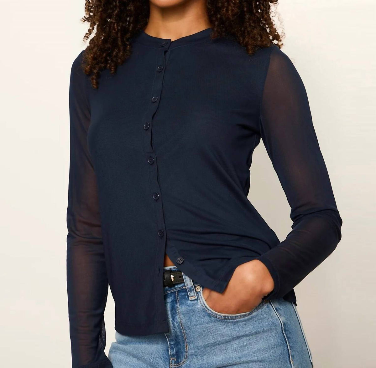 Sanctuary - Mesh Long Sleeve Cardigan