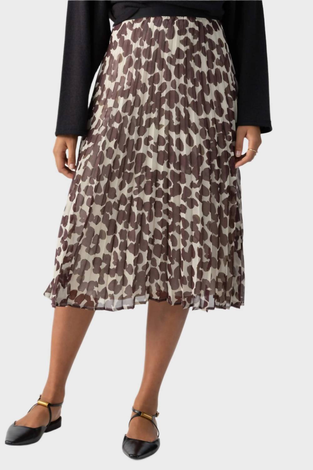 Sanctuary - Pleated Midi Skirt