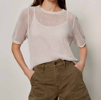Sanctuary - Open Knit Sweater Tee
