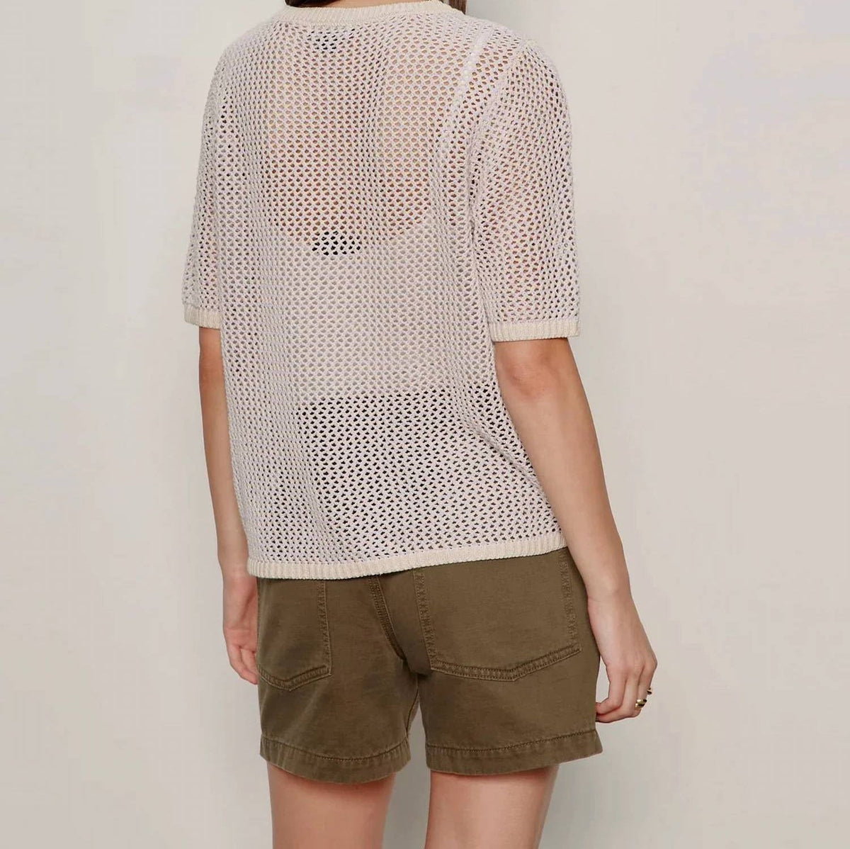Sanctuary - Open Knit Sweater Tee