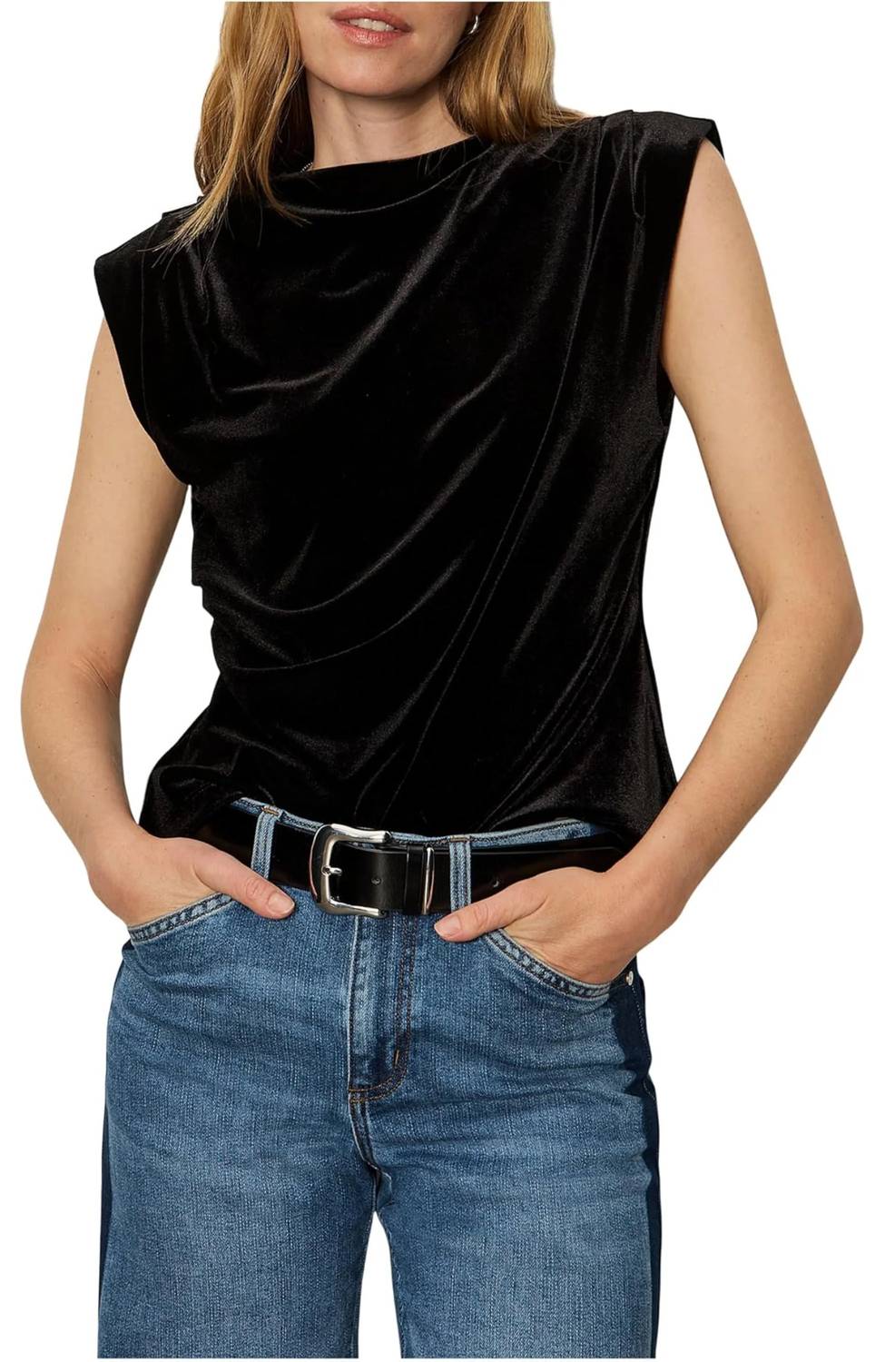Sanctuary - Pleated Sleeveless Top